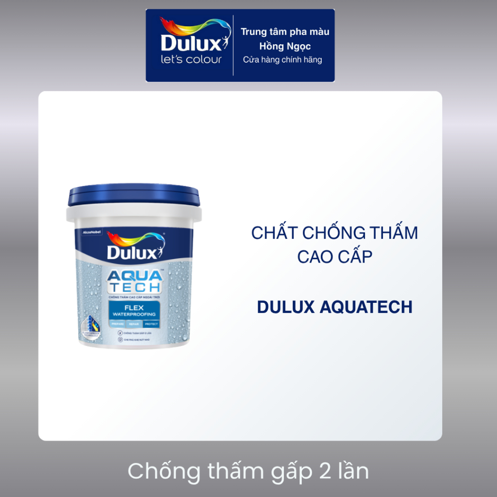 Chất chống thấm cao cấp ngoài trời Dulux Aquatech (6Kg)