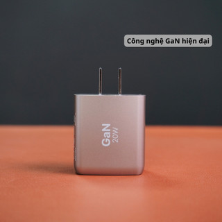 (Mới) Củ Sạc Nhanh 20W Velasboost, Sạc Nhanh PD/PPS 20W, Cổng Sạc Type-C, Công Nghệ GaN, Vỏ PC + ABS Cao Cấp - levu01