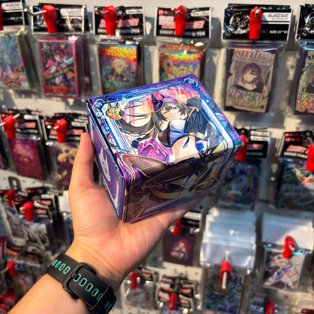 Deck box hộp đựng thẻ bài da hình nhân vật Yugioh: Exosister, Traptrix, Labrynth,...