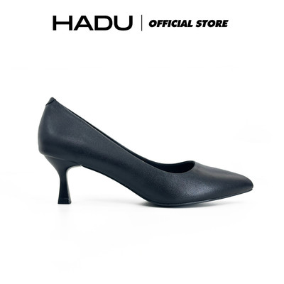 Giày Cao Gót Công Sở 5P HADU M5127 Bít Mũi Da PU Cao Cấp Êm Mềm Đế TPR Chống Trượt BH 12T