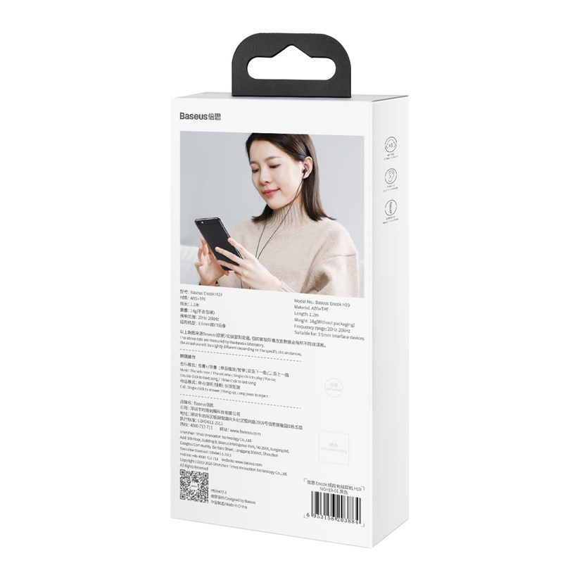 Tai Nghe Có Dây H19 - Âm Thanh 6D Sống Động, Bass Mạnh, Đeo Êm! | BigBuy360 - bigbuy360.vn
