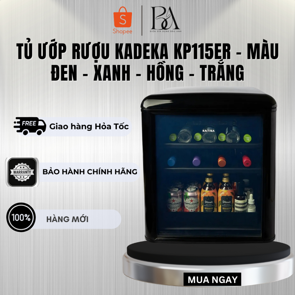 Tủ ướp rượu Kadeka KP115ER - Bảo Hành 24 Tháng