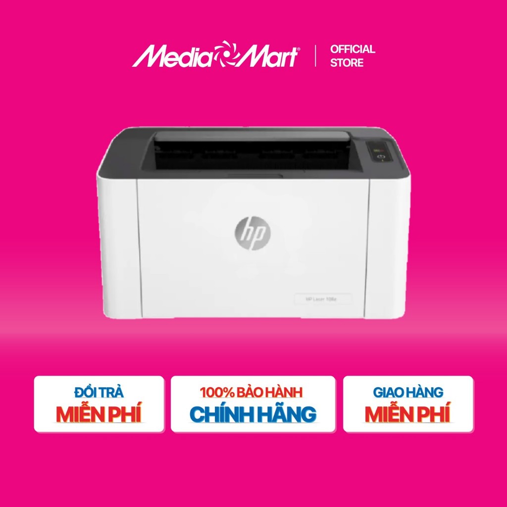 [SieuthiMediaMart] Máy in laser đen trắng HP 108A 4ZB79A (A4/A5/ USB) BH chính hãng-Ship0đ