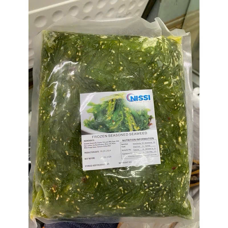 Rong biển tươi 1kg , rong biển salad trộn vừng ( Giao hàng Hà Nội)