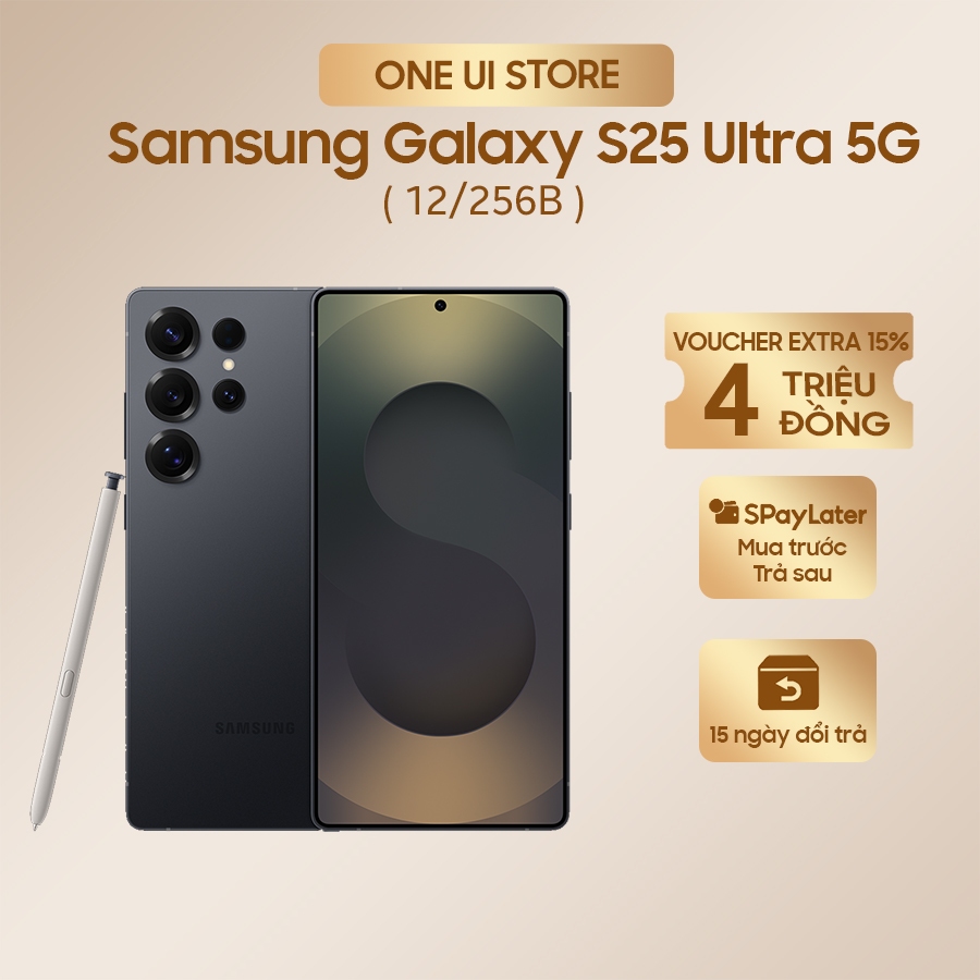 (KICK T3) Điện thoại Samsung Galaxy S25 Ultra 5G [12/256GB] | chính hãng New nguyên seal  - ONE UI S