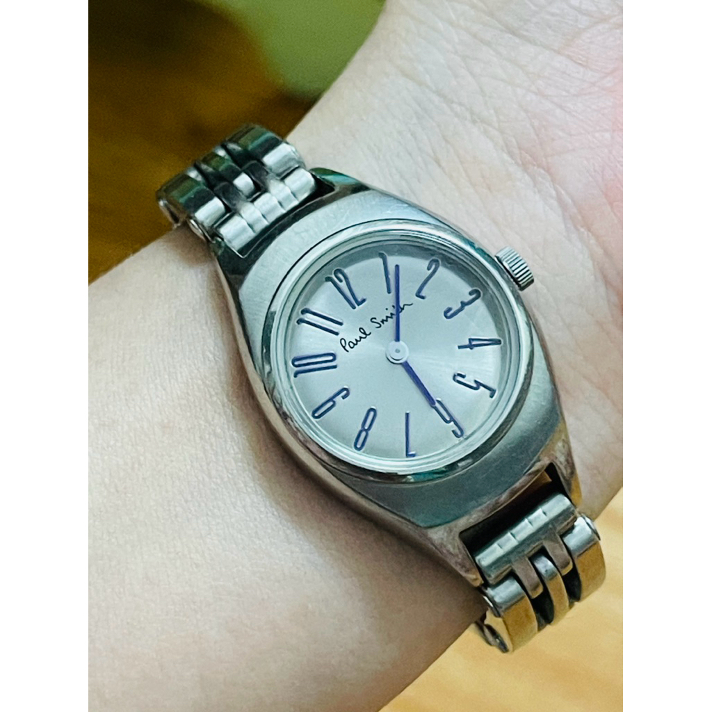 Đồng hồ Paul Smith Nhật form nhỏ dây thép lên tay đẹp.