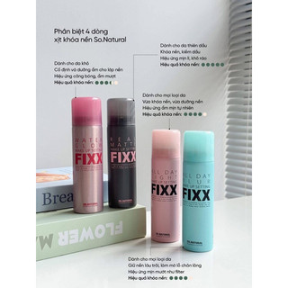 Xịt khoá makeup Fixx So Natural All Day Tight