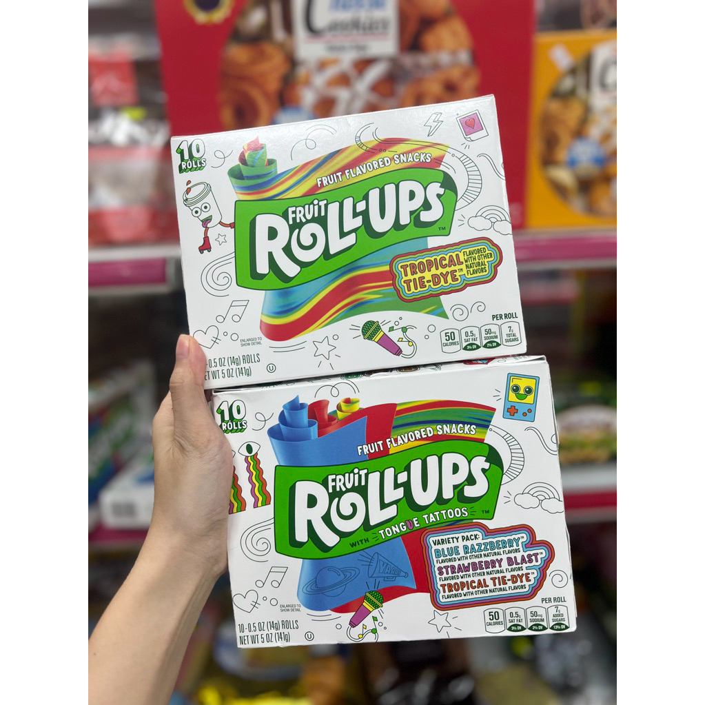 KEO CUỘN FRUIT ROLL UPS CỦA MỸ