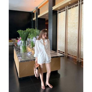 [HATHA STORE]  NATAL SET SƠ MI TRẮNG + QUẦN SHORT ĐI BIỂN FORM RỘNG THOẢI MÁI CÁ TÍNH NĂNG ĐỘNG