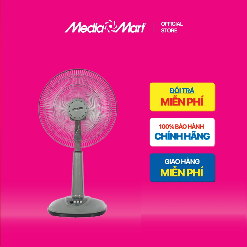 [ Mediamart Mall ] Quạt lửng Senko L1638/LL1338 BH chính hãng,Ship 0đ
