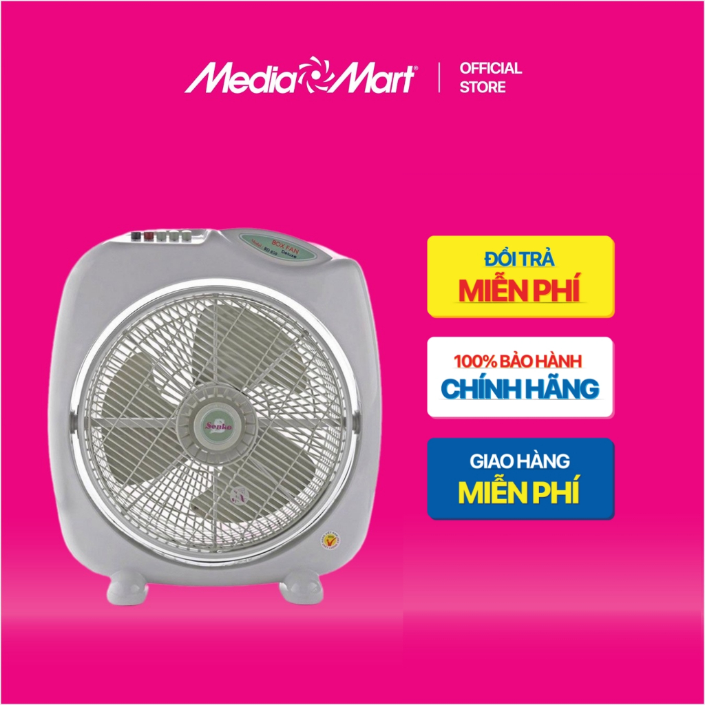 [ Mediamart Mall ] Quạt hộp Senko BD850/BD1410 BH chính hãng,Ship 0đ