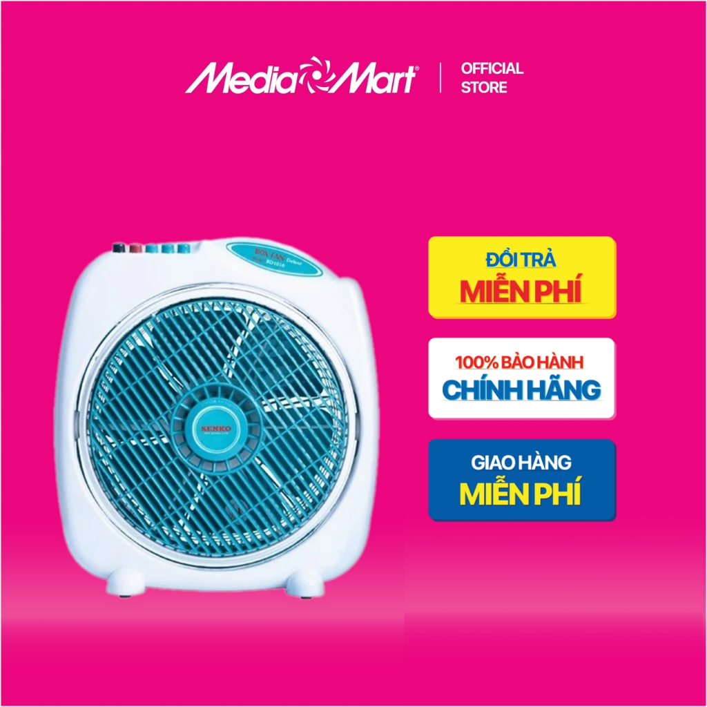 [ Mediamart Mall ] Quạt hộp Senko BD8860/1010 BH chính hãng,Ship 0đ