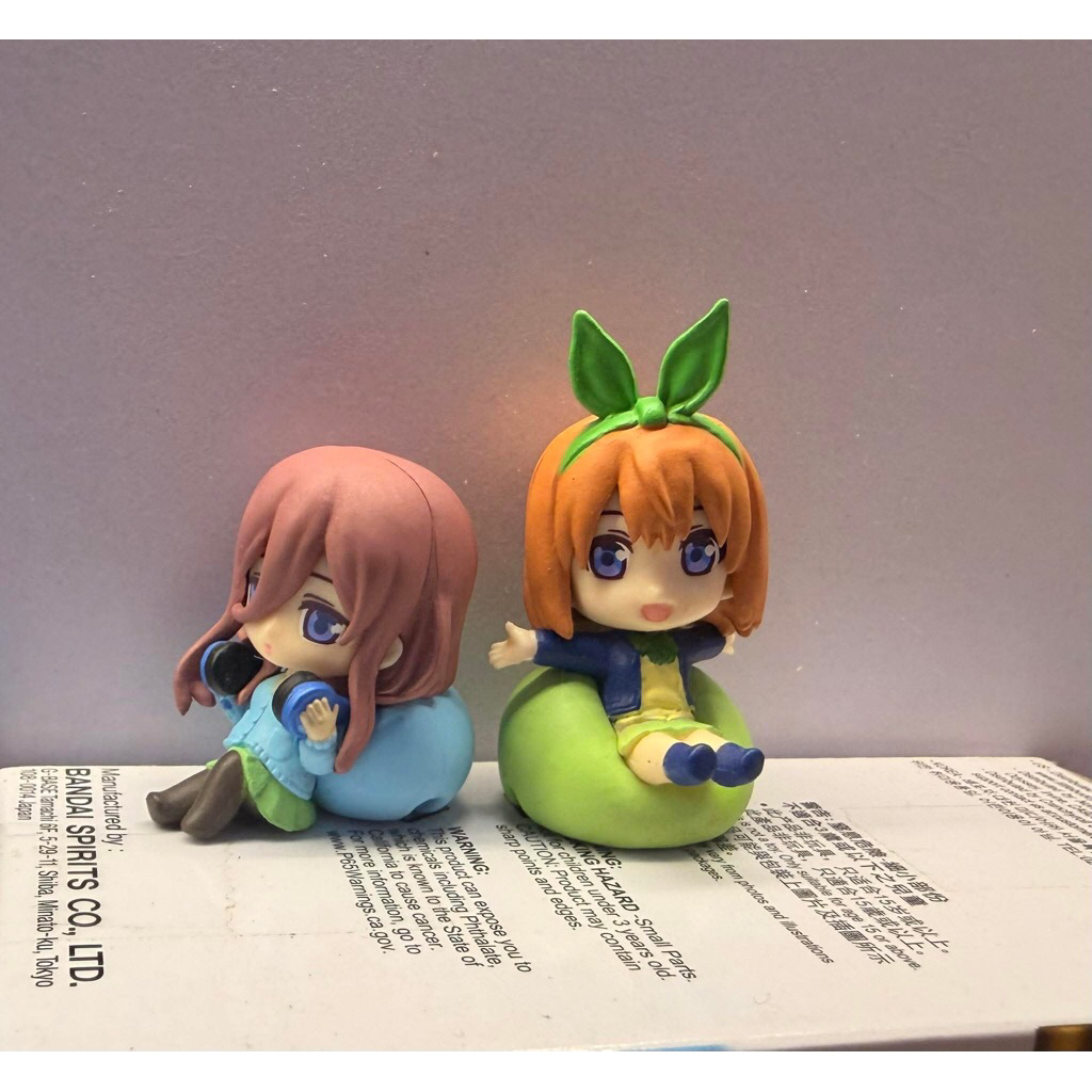 Mô hình Gacha Gotou bun no Hanayome - Nakano Miku - Figure chính hãng - Đồ decor máy tính