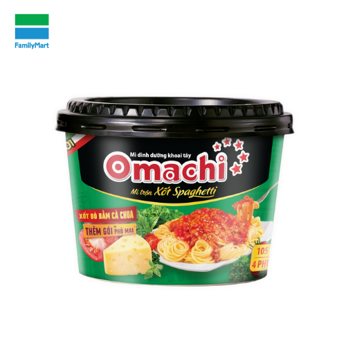 Mì Trộn Xốt Spaghetti Omachi 105G