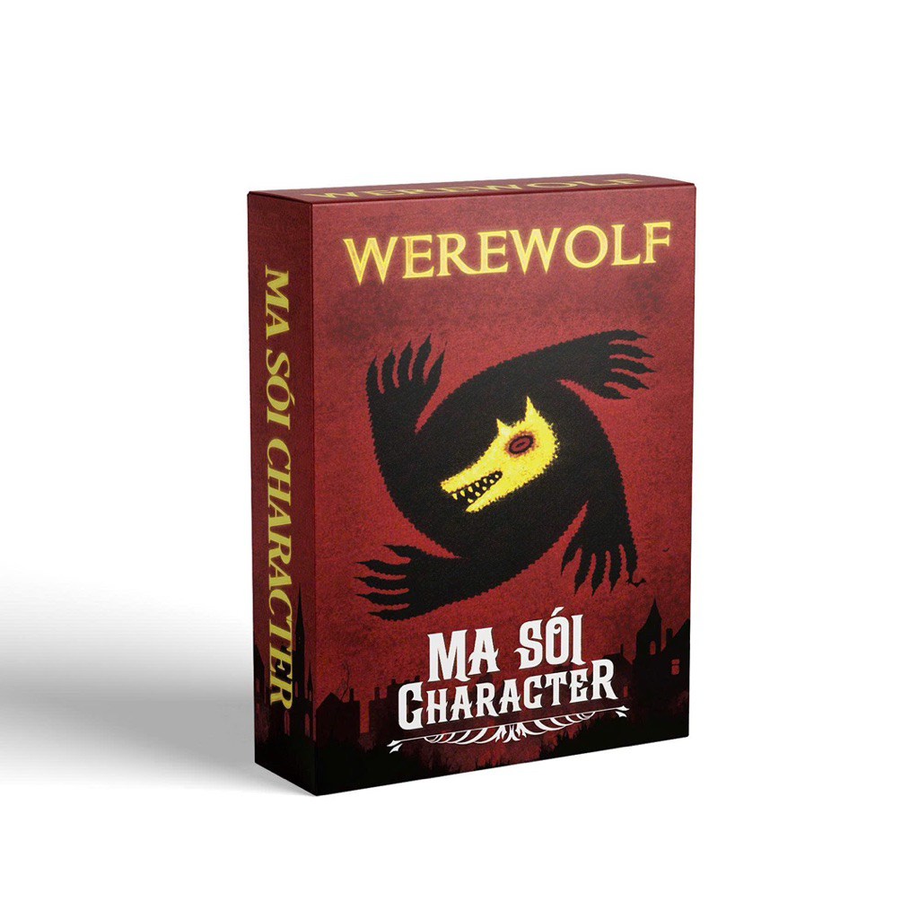 Bộ Ma sói Character 55 lá bài cao cấp chơi cùng nhóm bạn