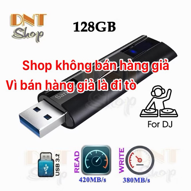 USB 3.2 3.1 SanDisk Extreme Pro CZ880 128GB DJ 420MB/s (SDCZ880-128G-G46)