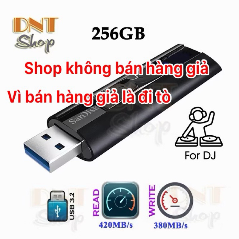 USB 3.2 3.1 SanDisk Extreme Pro CZ880 256GB DJ 420MB/s (SDCZ880-256G-G46)