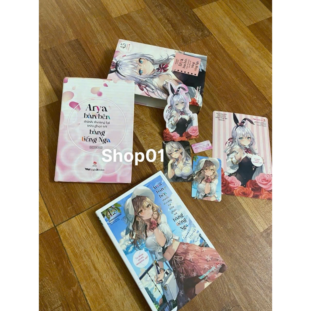 Vở Boxset tập 4.5 Arya bàn bên limited - Arya Bàn Bên Thỉnh Thoảng Lại Trêu Ghẹo Tôi Bằng Tiếng Nga