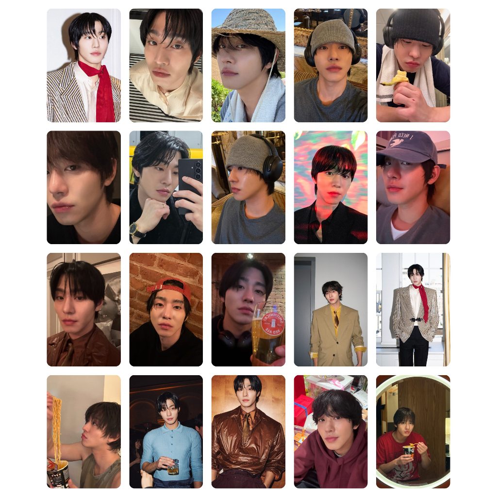 Lomo card AHS-A60 ảnh bo góc 1 mặt Ahn Hyo Seop