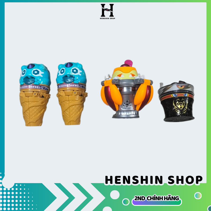 Đồ chơi DX Gochizo Blizzard Sorbet, Frappeis, Puddinte kamen rider Gavv chính hãng BANDAI