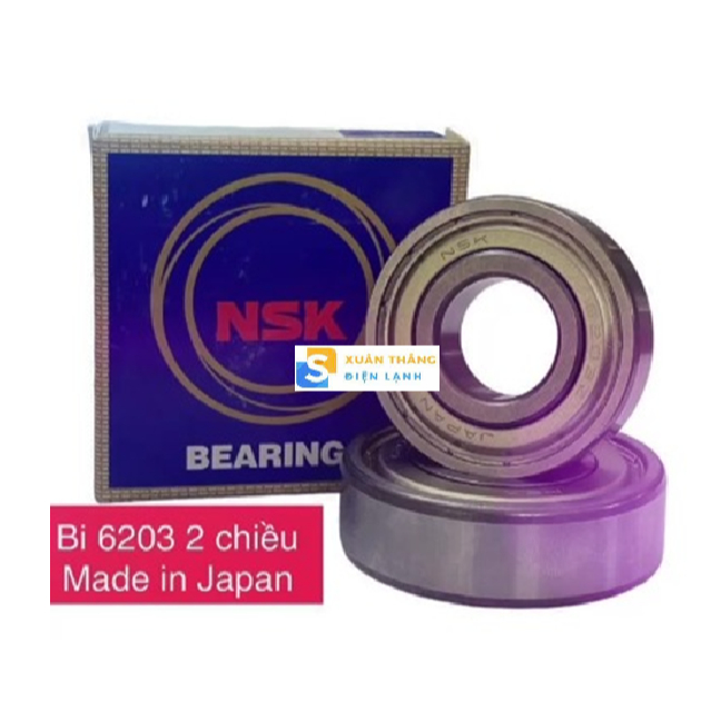 Bạc đạn vòng bi 6206 chính hãng NSK Japan - vòng bi 6206z nhật bản- ĐIỆN LẠNH CHIẾN THẮNG