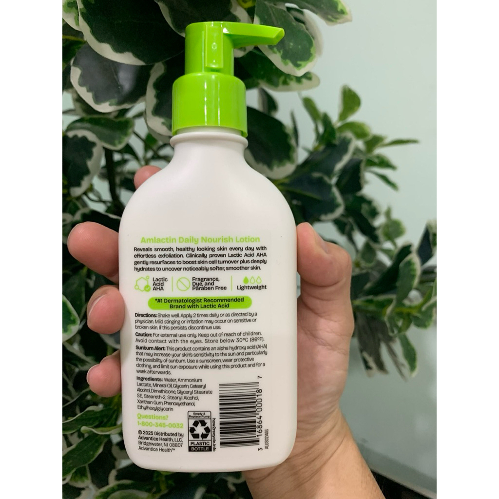 KEM DƯỠNG ẨM AMLACTIN DAILY MOISTURIZING BODY LOTION CHAI 225GR - HÀNG CHUẨN XỊN | BigBuy360 - bigbuy360.vn