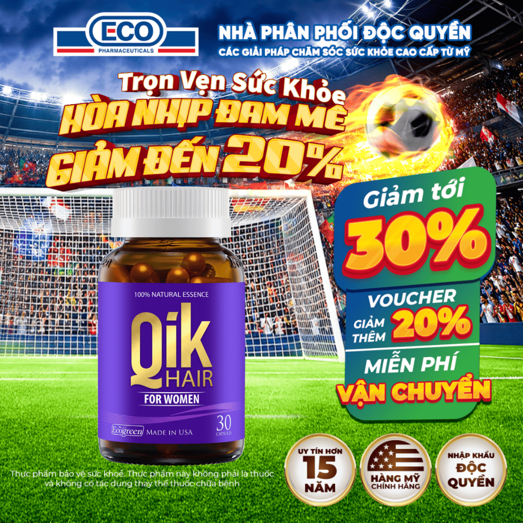 [LIVE] Viên Uống Kích Mọc Tóc Cho Nữ Qik Hair For Women Ecogreen Hỗ Trợ Mọc Tóc Nhanh Và Giảm Rụng T