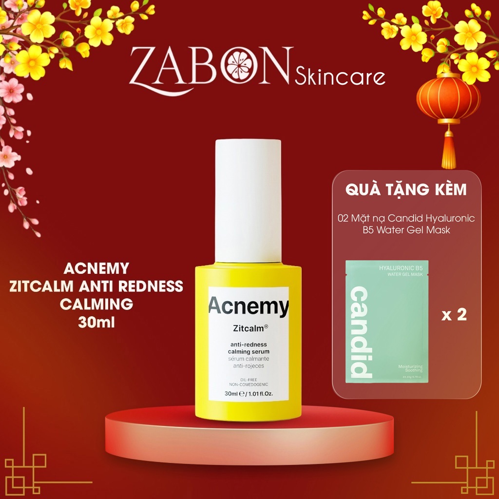 Serum Acnemy Zitcalm Anti Redness Calming giảm đỏ, làm dịu da nhạy cảm 30ml