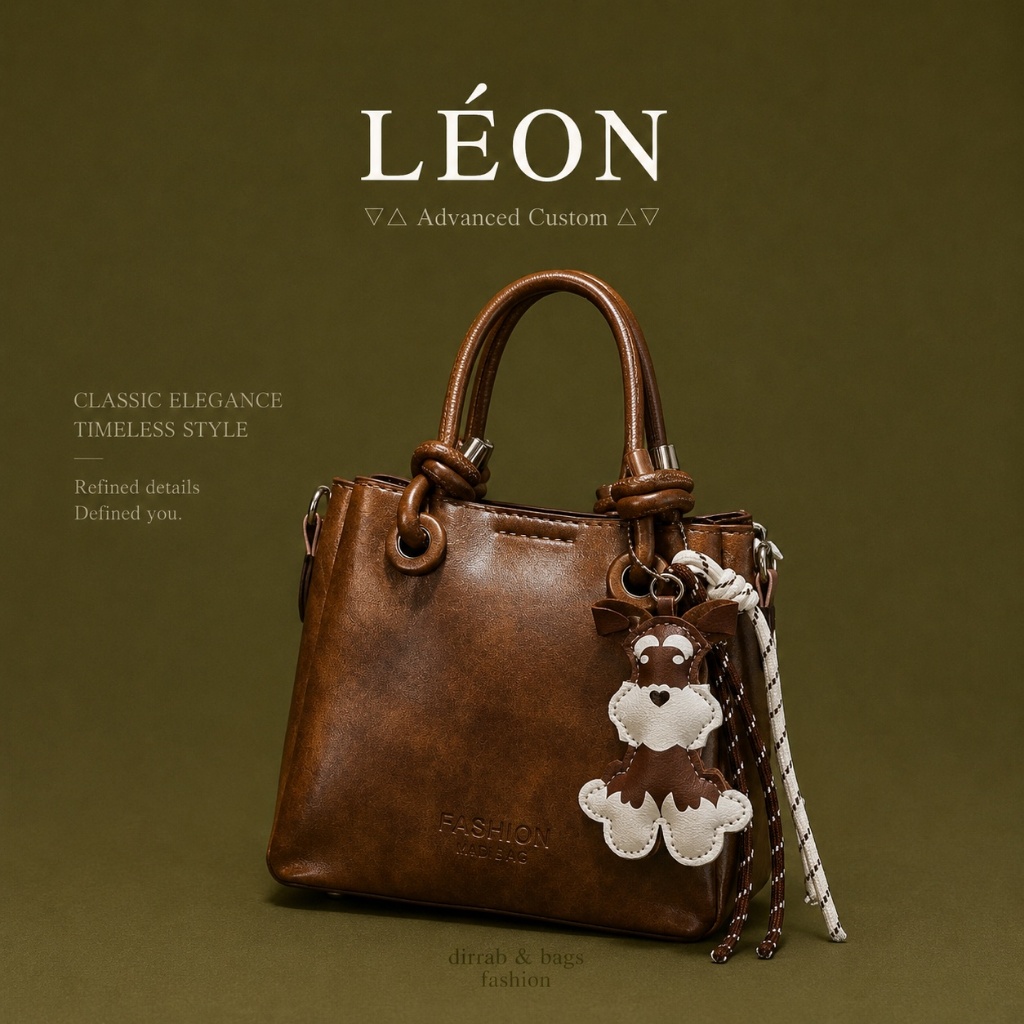 Túi xách cầm tay có dây đeo chéo size 20 phong cách basic chất da PU bóng A3 - Tera Bag