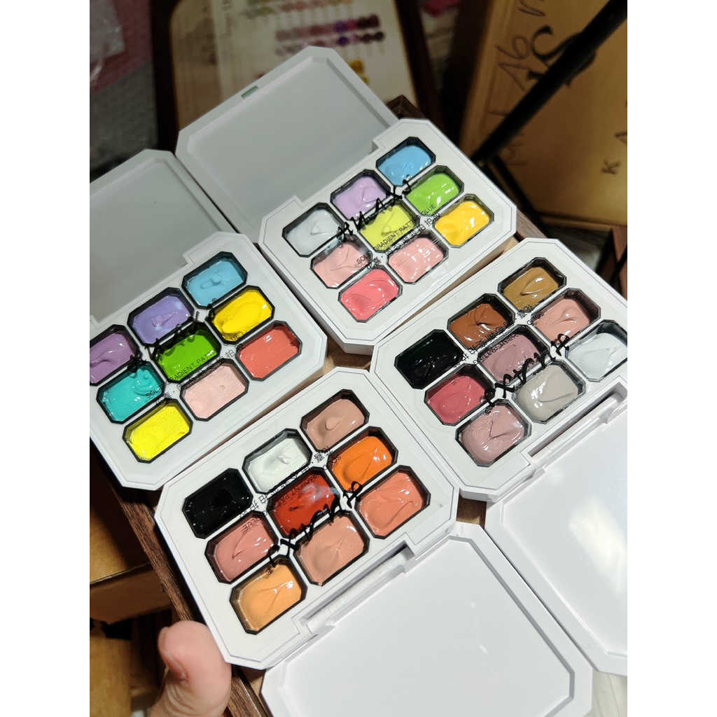 Các set gel dặm 9 màu huaxi làm omber