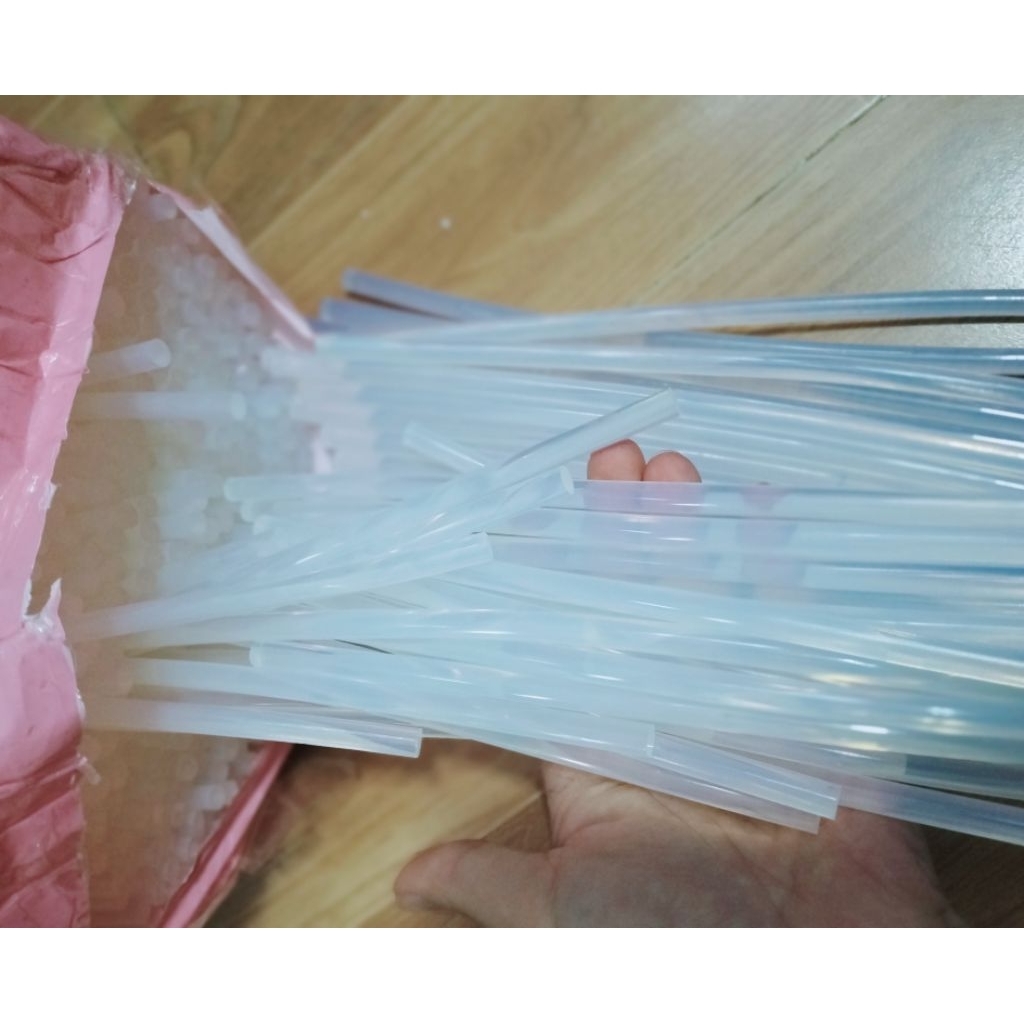 Keo nến, keo silicon, keo nến nhỏ, 5/10/20/50 cây, keo trong dính tốt dày 7mm