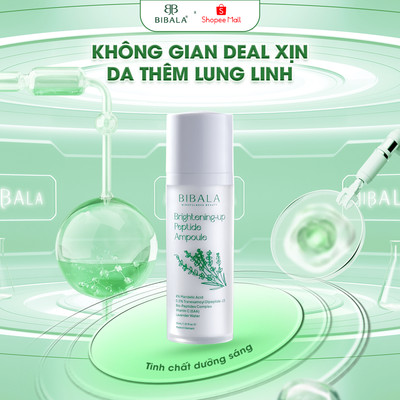 Tinh chất dưỡng da từ phức hợp Peptide Bibala BRIGHTENING-UP PEPTIDE AMPOULE 30ml