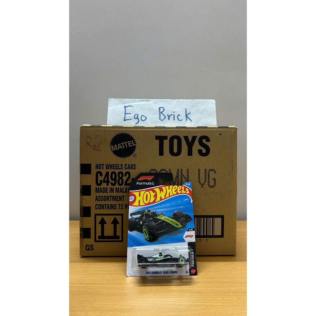 [HW] Xe mô hình Hot Wheels Kick Sauber F1 Team/ Equipe tỉ lệ 1:64
