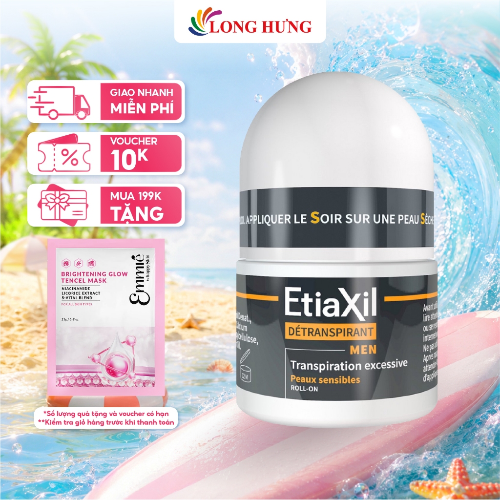 Lăn khử mùi nam EtiaXil Detranspirant Men (15ml)