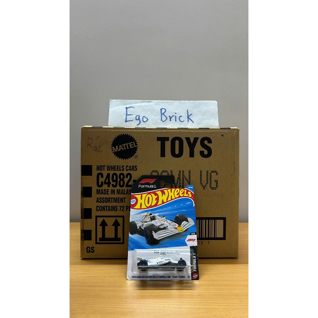 [HW] Xe mô hình Hot Wheels Visa Cash App Racing Bulls Formula One Team/ Equipe tỉ lệ 1:64