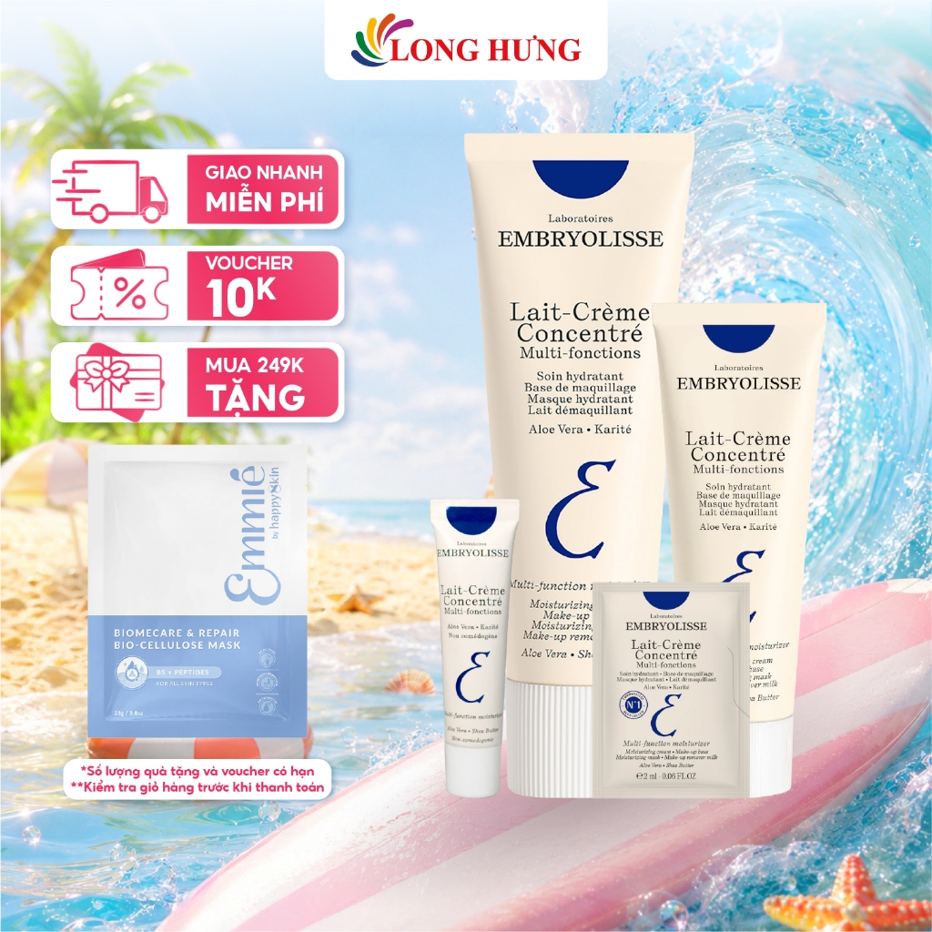 Kem dưỡng phục hồi da Laboratoires Embryolisse Lait-Crème Concentré (5ml/30ml/75ml)