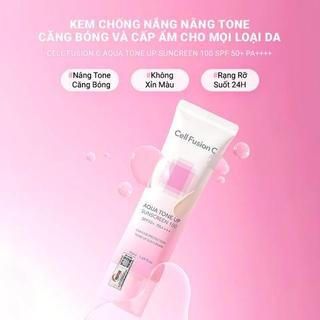 [Hàng Công Ty] Kem Chống Nắng Cell Fusion C Thế Hệ Mới SPF50+/PA++++ - Dưỡng Sáng, Cấp Ẩm, Mờ Thâm Nám
