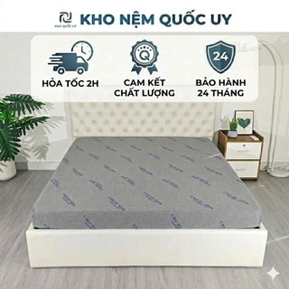 [HỎA TỐC] Nệm cao su non than hoạt tính kháng khuẩn ( tặng kèm 2 gối nằm gòn 40x60)