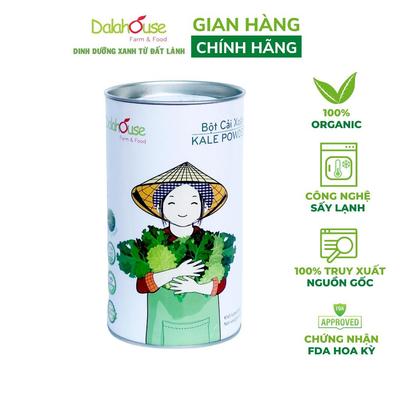 Bột cải xoăn kale nguyên chất Dalahouse công nghệ sấy lạnh tiêu chuẩn Châu Âu hộp 120 gr