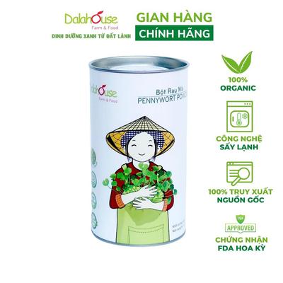 Bột rau má nguyên chất Dalahouse công nghệ sấy lạnh tiêu chuẩn Châu Âu hộp 120 gr