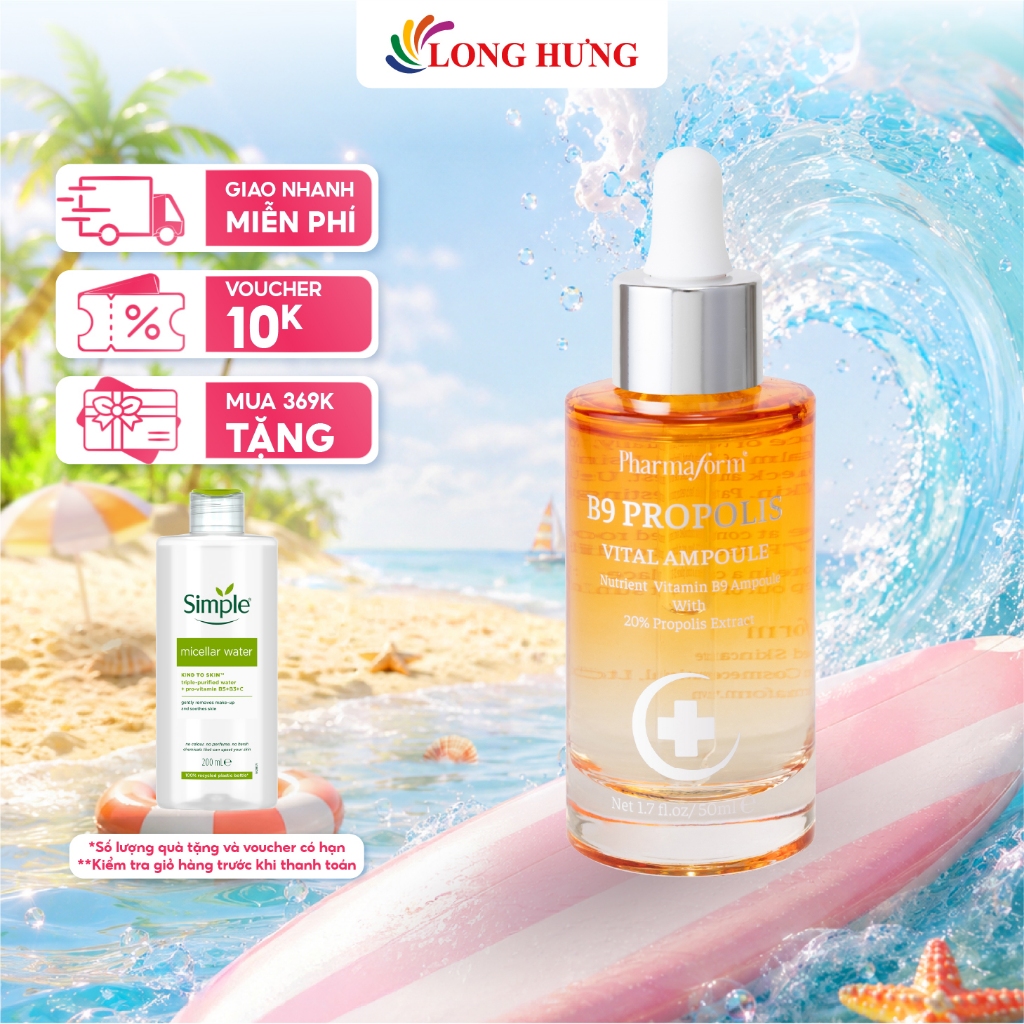 Tinh chất keo ong Pharmaform B9 Propolis Vital Ampoule (50ml)