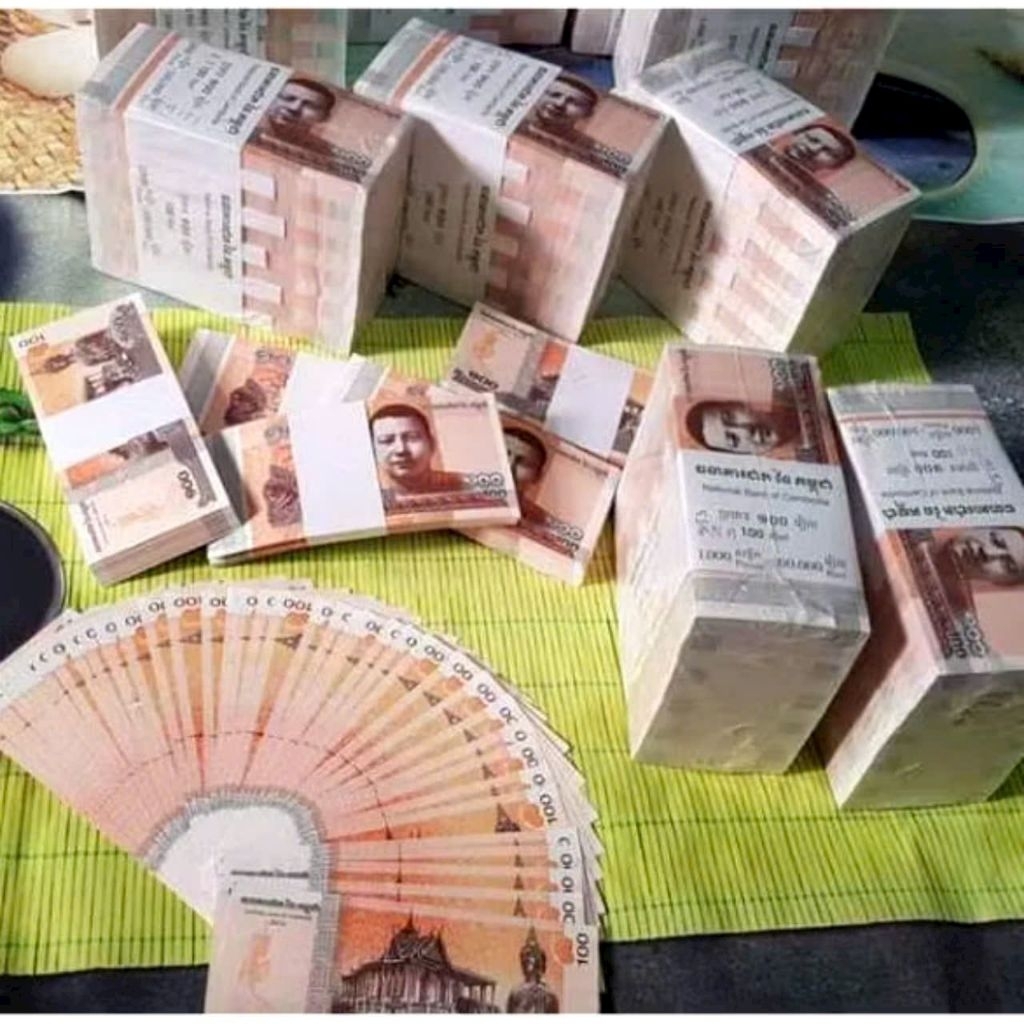 ​Combo 100 Tờ Hình Phật Campuchia 100 Riel May mắn - Bình an - Tài lộc Lì Xì Tết Ý Nghĩa