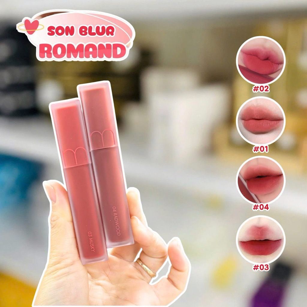 Son Lì Blur Romand (màu 01)