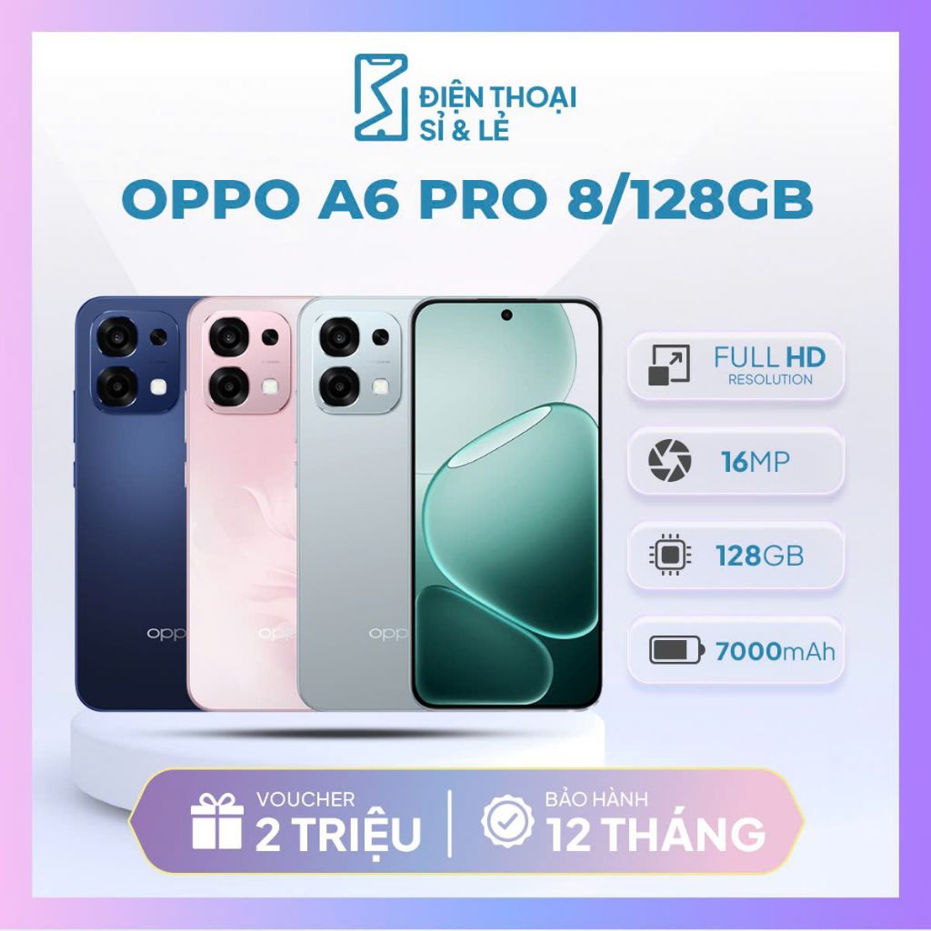 Điện thoại Oppo A6 Pro 8/128GB.