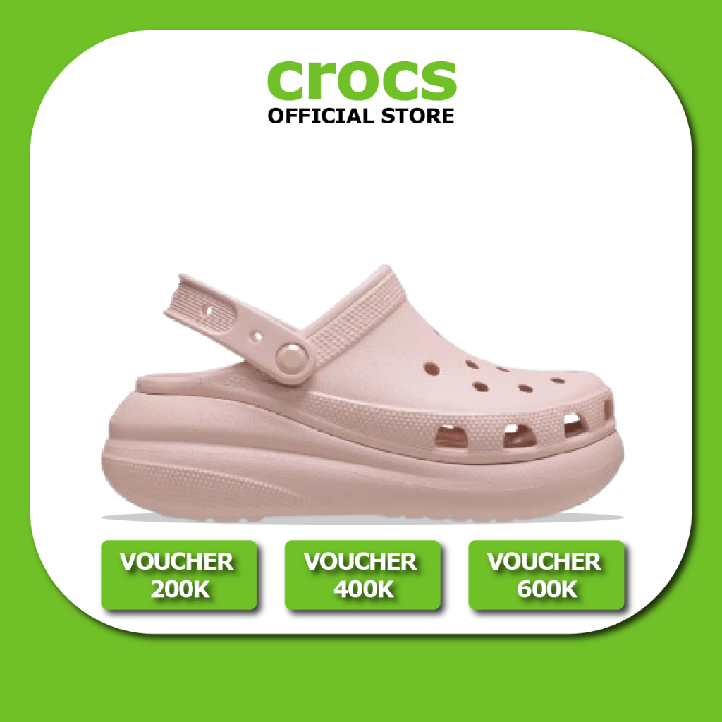 【Chính hãng】 Giày Clog Unisex Crush Classic 'Pink'