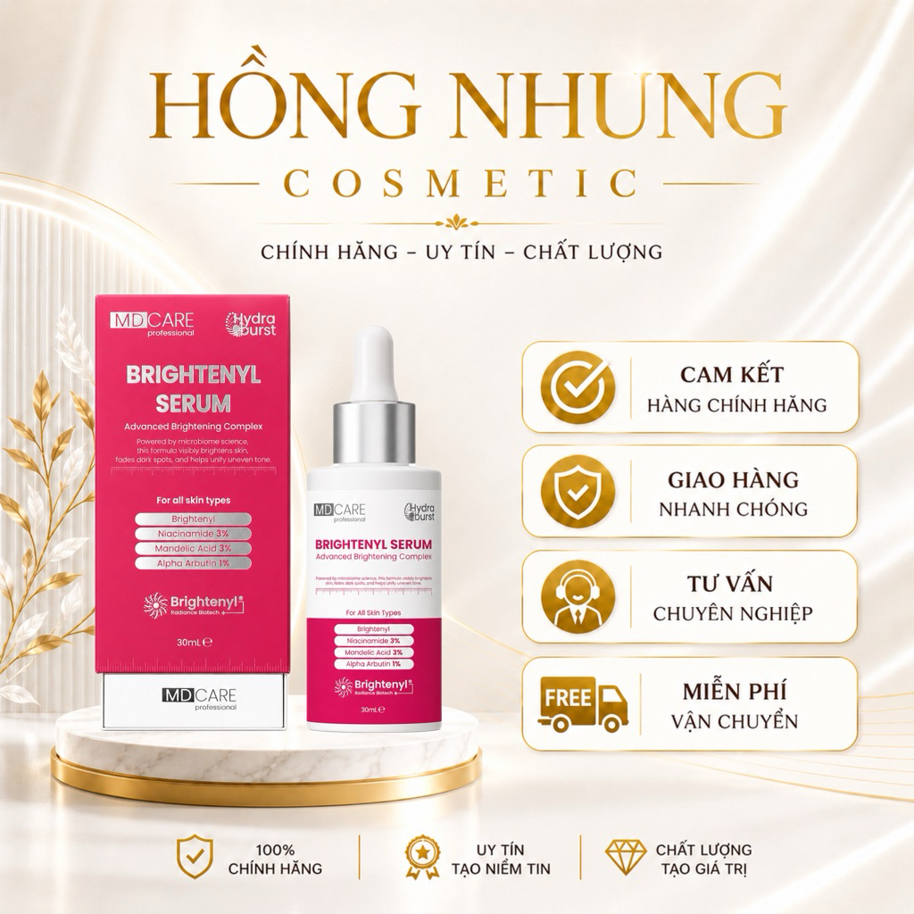 (Tặng 1 Mask NMF) Serum Sáng Da Đa Tầng Và Toàn Diện Thế Hệ Mới MD CARE Brightenyl Serum 30ml