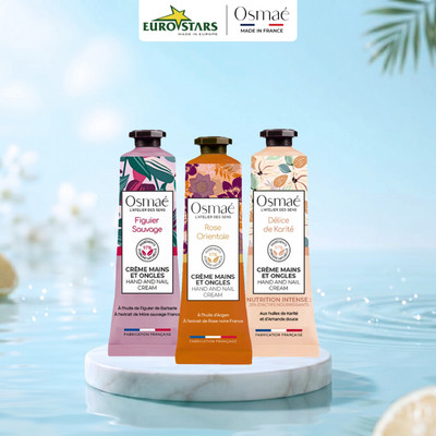 Kem Dưỡng Da Tay Thuần Chay Osmaé Nhập Khẩu Chính Hãng Pháp 30ml, Set Quà Tặng Kèm Túi Giấy - Dưỡng Ẩm Sâu Cho DaMềm Mịn