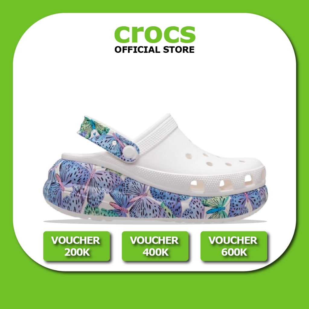 【Chính hãng】 Giày Clog Unisex Crush Classic 'Butterfly'