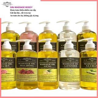 Dầu Massage Body ( nhiều mùi tự chọn ) dùng cho mọi loại da , Hương thơm tự nhiên , nhiều mùi tự chọn - Chai Vòi Nhấn
