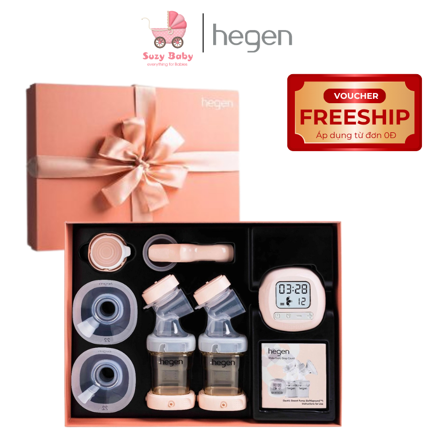 [MẪU MỚI] Máy Hút Sữa Hegen Điện Đôi HEGEN PCTO SoftSqround - HÀNG CHÍNH HÃNG
